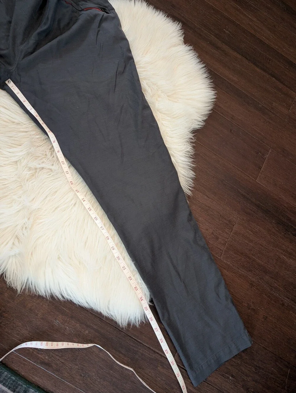 Lululemon Commission ABC Pants Men's 34 Grey Black E40416 Size 34 32